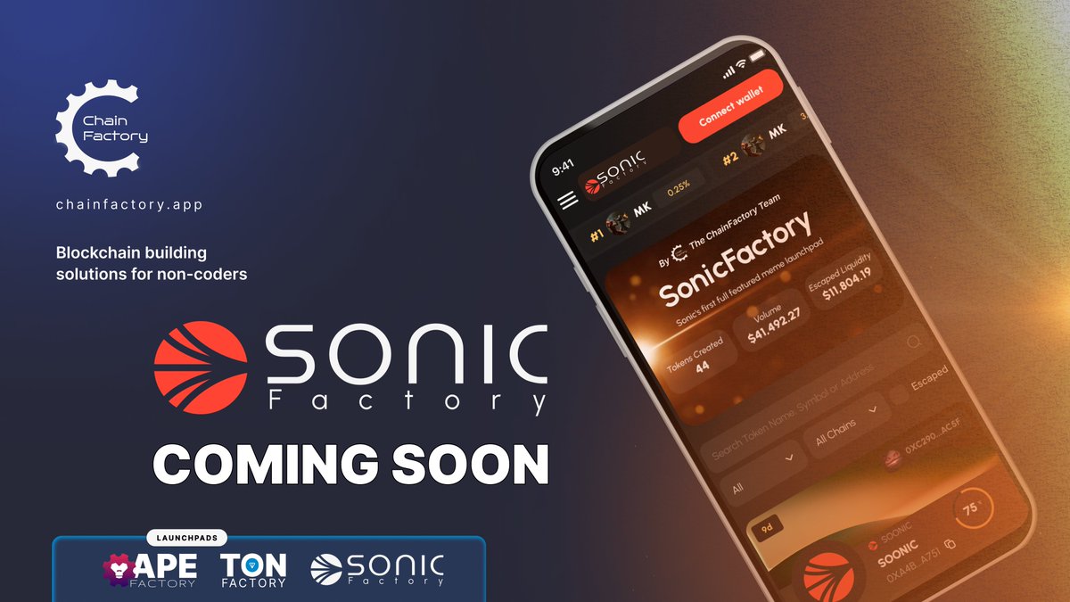 Speed. Power. Soon. ⚡️

#Soonic #SONICFactory $S #Sonic