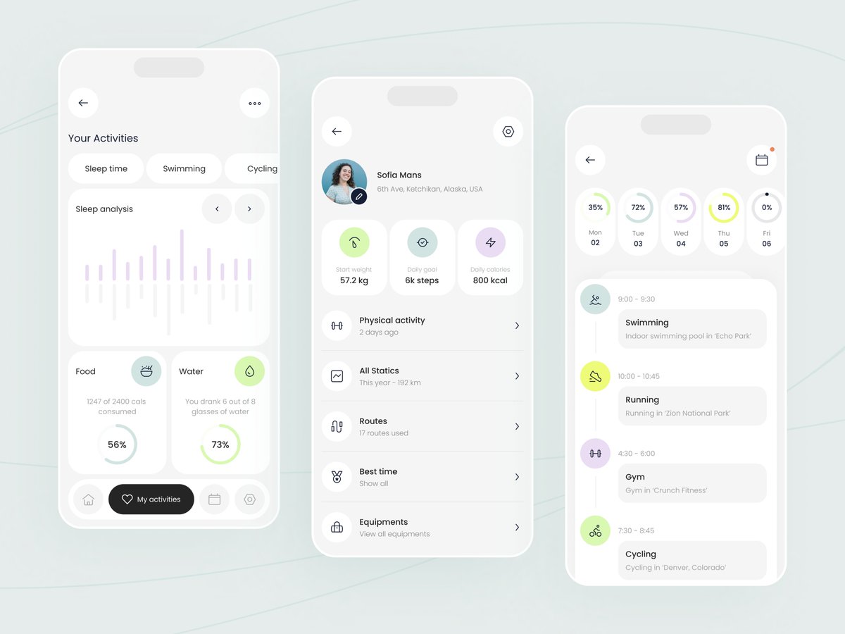 shuvojitdev3's tweet photo. I’m working on a healthcare mobile app packed with features! Check out the full views on Dribbble.

Better view: https://t.co/eXtlN6nmrZ

#design #uiuxdesign #MobileApps #mondaymotivation #AppDesign #ios #minimalism #Health #medicare #profiles #activities #dribbble #shot #clean https://t.co/vOSoRLz66M
