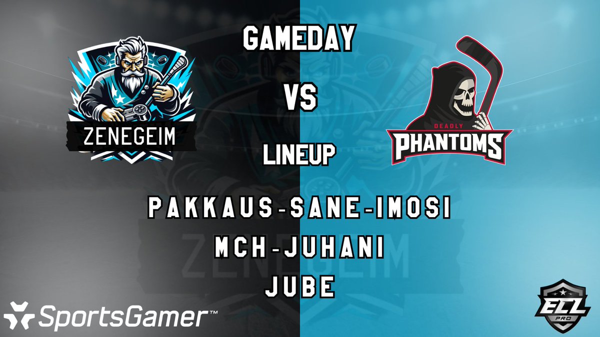 Zenegeim (@zenegeim) on Twitter photo #GameDay (13/15)
🆚<a href="/Deadly_Phantoms/">Deadly Phantoms</a>
🕙21cet
📺twitch.tv/juhaniz_
#ECL25Winter
<a href="/SportsGamerGG/">SportsGamer</a>
#KouvolanLakritsi
#eHockey #GameDay (13/15)
🆚<a href="/Deadly_Phantoms/">Deadly Phantoms</a>
🕙21cet
📺twitch.tv/juhaniz_
#ECL25Winter
<a href="/SportsGamerGG/">SportsGamer</a>
#KouvolanLakritsi
#eHockey