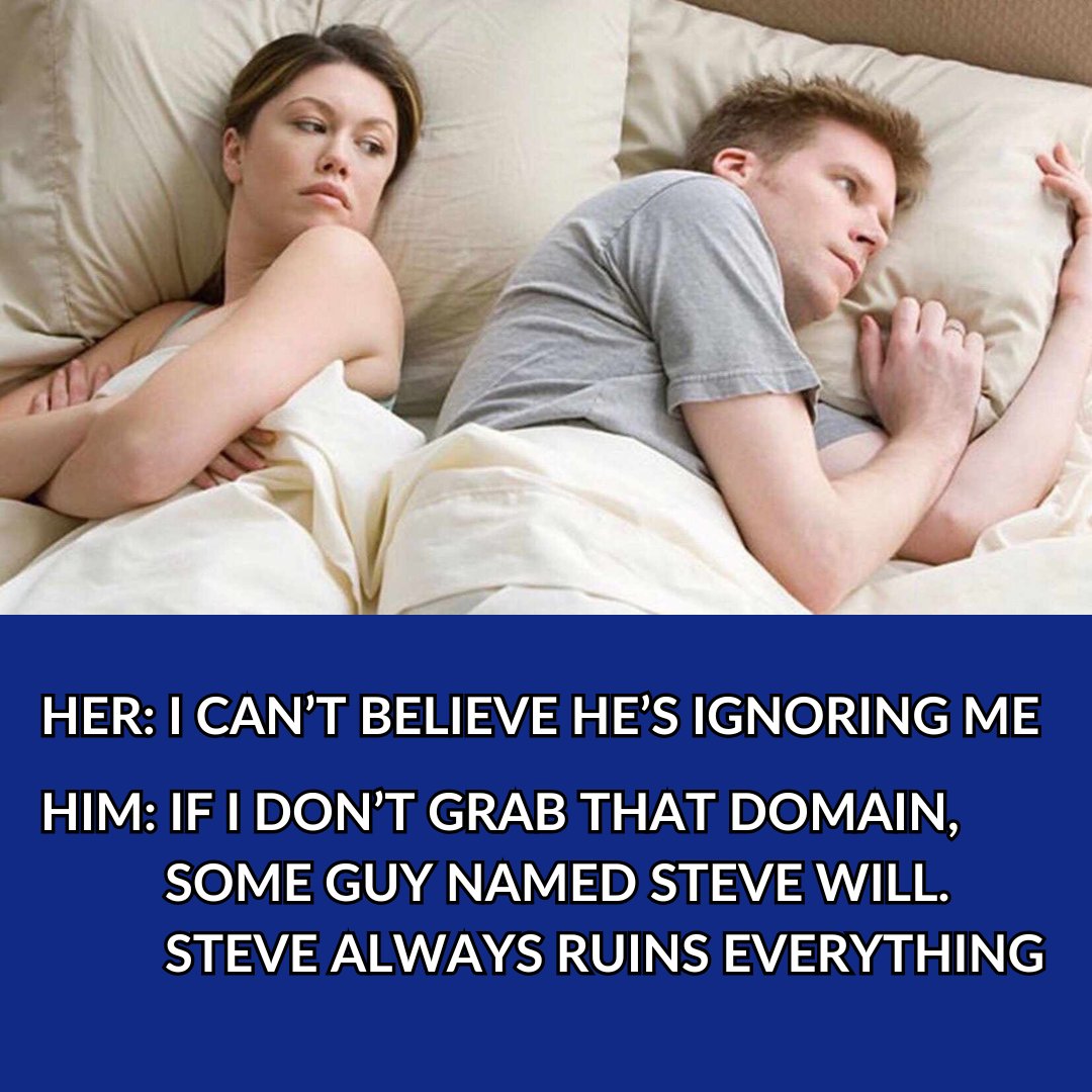 MCloud9SA's tweet photo. Don’t let Steve steal your dream domain. MCloud9 has your back, even if your partner’s giving you the cold shoulder!

#domainsforsale #domains #affordablehosting #webhosting #customersupport https://t.co/VV4RDsNU8M