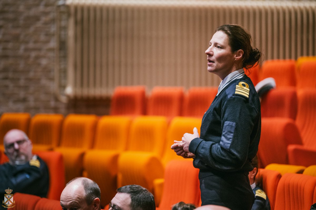 TheBelgianNavy's tweet photo. [FR]⚓Discussions et échanges sur le futur de la Marine étaient au programme du Belgian Navy Officers Day ce vendredi 13. Une belle opportunité d’étudier ensemble les défis que va devoir relever la Marine dès 2025.

#navy #marine @BelgiumDefence @COM_BelgianNavy @Kvbelleghem https://t.co/9s7zh0kxUi