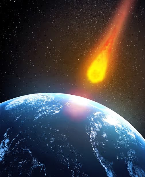 latestinspace's tweet photo. NASA is tracking an asteroid that has a 1 in 400 chance of hitting Earth on Valentine’s Day in 2046 ☄️

It’s about 165 toasters in length https://t.co/5zZjYuwIUJ