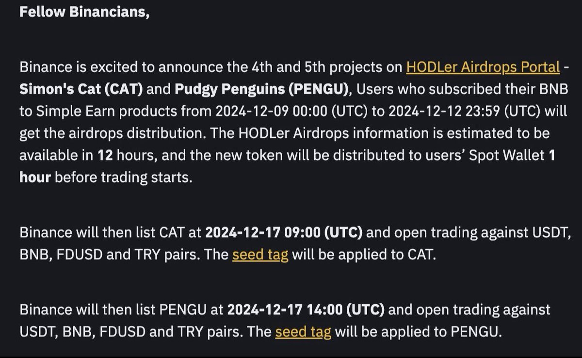 Amazing for OG $PENGU community on Solana 
Official PP cabal coin is rumoured to be going live tomorrow - and has already been listed on Binance 
HUGE 
Smart degens frontrunning this volume - come join the fun - this CTO team and community is alpha 
dexscreener.com/solana/2e8zmWP…