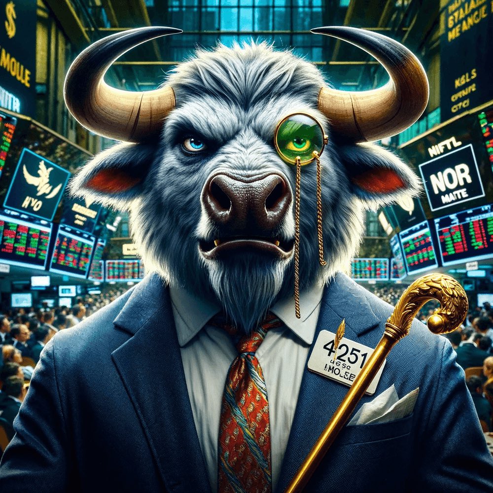 UltimateBullRun's tweet photo. TUBR PRESENTS 🎁 #bringbacknft
BR004 | Market Monocle
Greetings from the Market Monocle. I've got an eye for detail and a nose for success. On the trading floor, my presence is as commanding as my cane. I don't just follow trends, I lead them with a touch of class. And remember, when the closing bell rings, it's my moves that have made history.