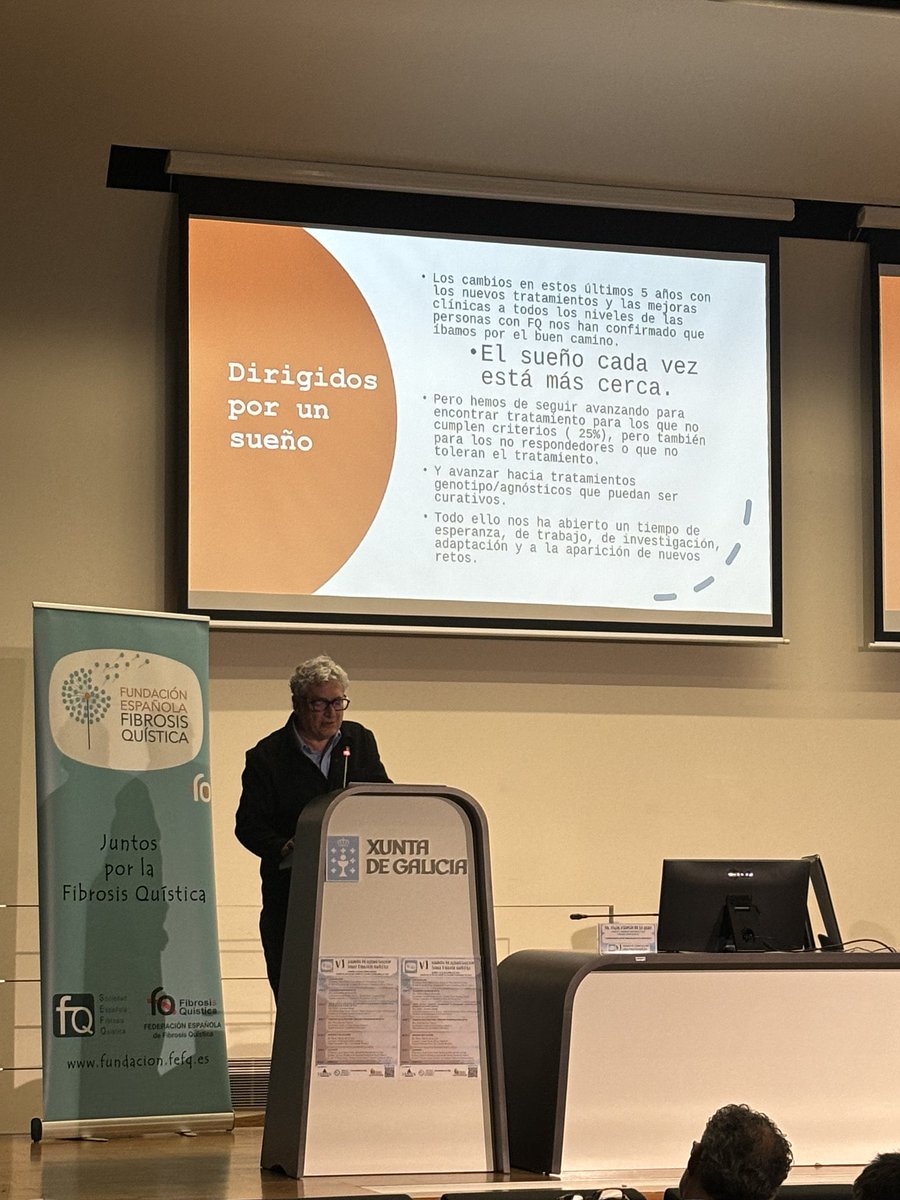 FundEFQ's tweet photo. 📅 El pasado 13 de diciembre, se celebró la VI Jornada de Actualización en Fibrosis Quística organizada por la Fundación Española de Fibrosis Quística en el Hospital Álvaro Cunqueiro de Vigo. Gracias a los ponentes y asistentes, tanto presenciales como online. https://t.co/N3aBMY6k7z