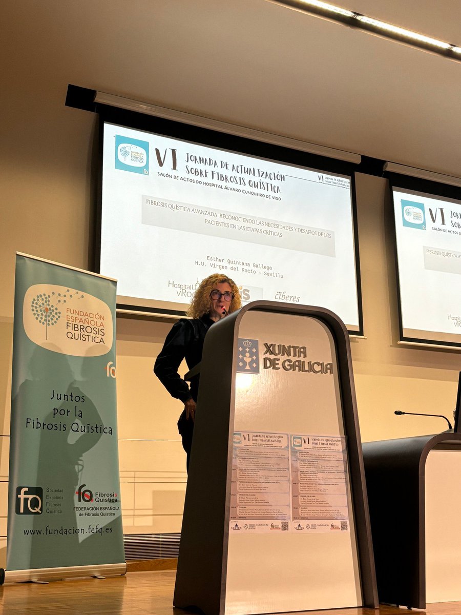 FundEFQ's tweet photo. 📅 El pasado 13 de diciembre, se celebró la VI Jornada de Actualización en Fibrosis Quística organizada por la Fundación Española de Fibrosis Quística en el Hospital Álvaro Cunqueiro de Vigo. Gracias a los ponentes y asistentes, tanto presenciales como online. https://t.co/N3aBMY6k7z