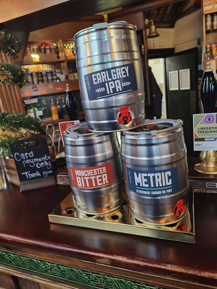 Not sure what to get your beer enthusiasts for Christmas? 

Why not treat em' to a mini cask of ours. Pop in and ask the bar staff and they'll help you with your purchase.