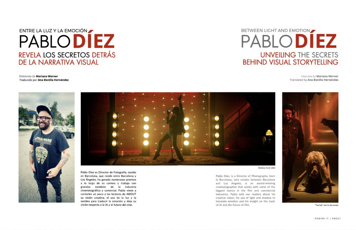 Os comparto el link de esta bonita entrevista que me ha hecho The About Magazine, en su especial edición Cine.
Sharing the link to this beautiful interview that The About Magazine did with me, in its special Cinema edition ( PAG 16 )
theaboutmagazine.com/index.php/3d-f…