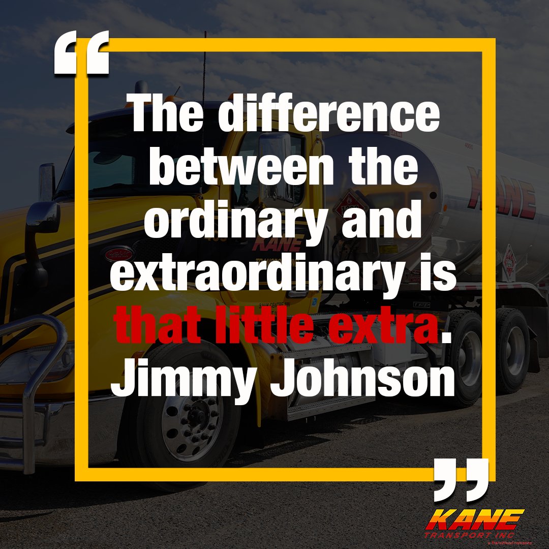 KaneTransport's tweet photo. The only thing that is in your control is your effort! It's what makes you extraordinary! #KaneTransportStrong https://t.co/71dYmaslSq