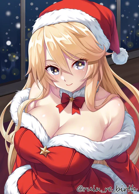 サンタコスアイオワ。クリスマスも近いので… #艦これ