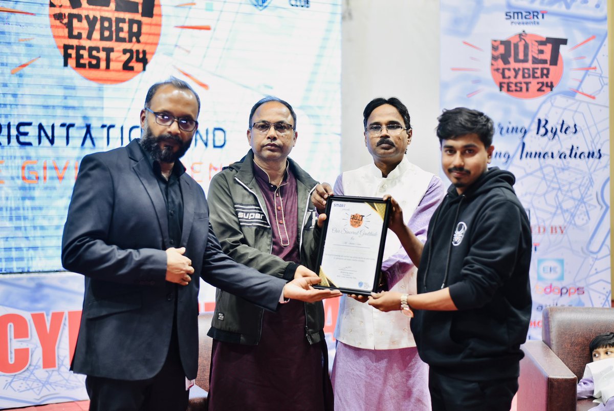 Speaking on "The Ultimate Blueprint for Account Takeover"

Conference organized by RUET Cyber Security Club

#cybersecurity #bugbounty #bugbountytips #Error_squad