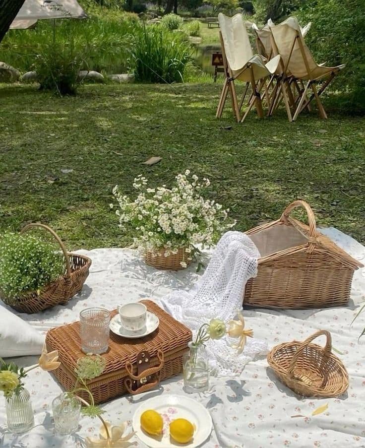 artindetails's tweet photo. — a blanket, a basket, a blissful day. https://t.co/pG2OnFSlH7