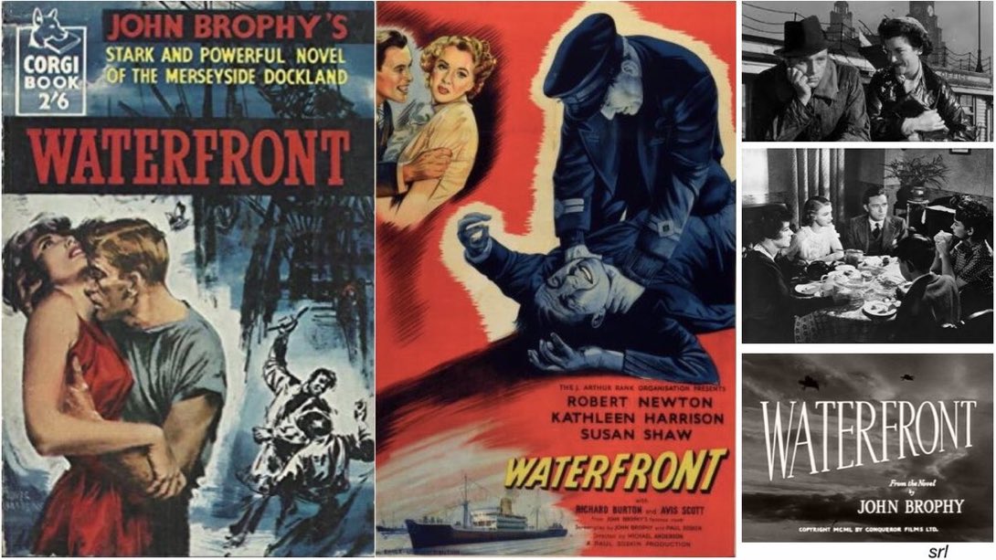 SaveRedlandLibr's tweet photo. 11:05am TODAY on @TalkingPicsTV
The 1950 #Drama film🎥 “Waterfront” directed by #MichaelAnderson from a screenplay by #JohnBrophy & #PaulSoski
Based on John Brophy’s 1934 novel📖
🌟#RobertNewton #KathleenHarrison #SusanShaw #AvisScott #RobinNetscher #RichardBurton https://t.co/lmS7i7sBdD