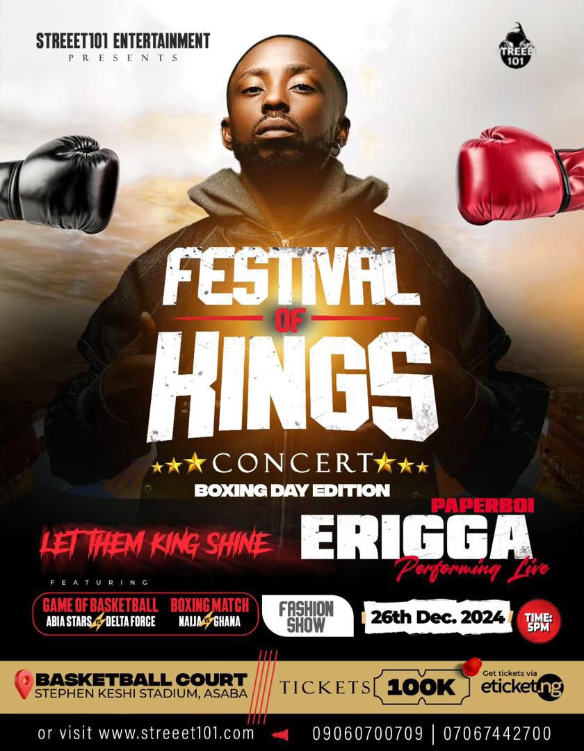 Get ready for the ultimate showdown at the Festival of Kings! Ghana vs Nigeria in a battle for boxing supremacy. Don't miss the action!!!! 

<a href="/streeet101/">Streeet101</a>