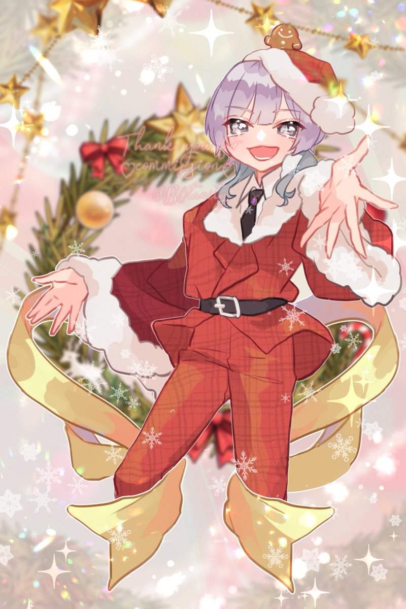 「引用元①クリスマス・リース量産 オーダーありがとうございましたこちら新規オーダー」|もずめ＠依頼◎/7件進行中のイラスト