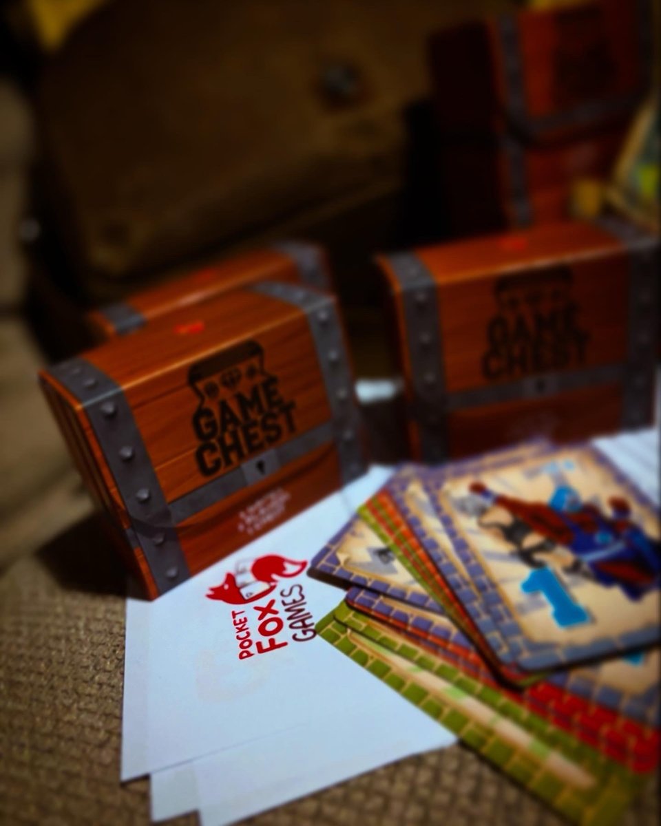 CharmRogueGames's tweet photo. In just 1 week, we’ve shipped orders across the UK, Germany, and the US—all thanks to you! We’ve even been featured on @BoardGameGeek 
Grab your copy now at https://t.co/JGT94Nm2Ag!

#PocketFoxGames #TheGameChest #TabletopGaming
#BoardGameCommunity #PortableGames https://t.co/lYl9bRTQIr