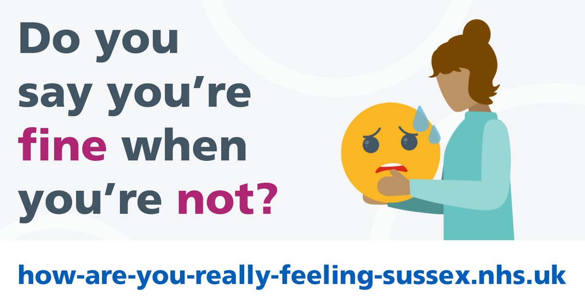 If you are overwhelmed and finding it hard to cope this Christmas, there is mental wellbeing support available.

…-are-you-really-feeling-sussex.nhs.uk

#HowAreYouReallyFeeling?
#MentalHealthWestSussex