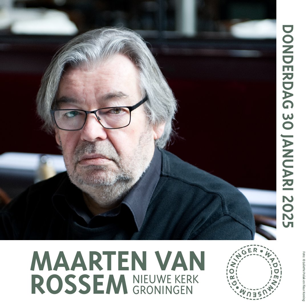 LEZING | Historicus Maarten van Rossem geeft op uitnodiging van de Groninger Waddenmusea een lezing in de Nieuwe Kerk in Groningen. Wil je er graag bij zijn op donderdag 30 januari? Mis deze unieke kans niet! Voor nadere info en het reserveren van tickets: waddenmusea.nl