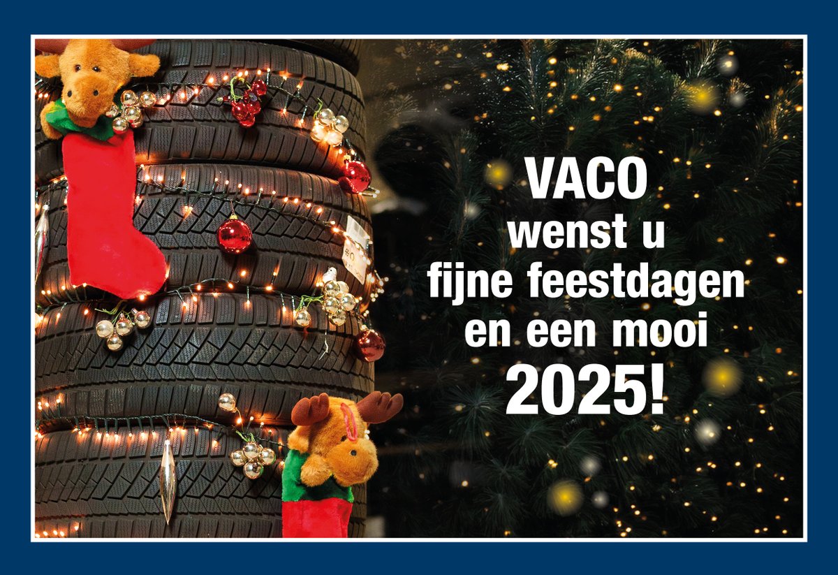 VACO wenst u fijne feestdagen en een mooi 2025!🎄🎆