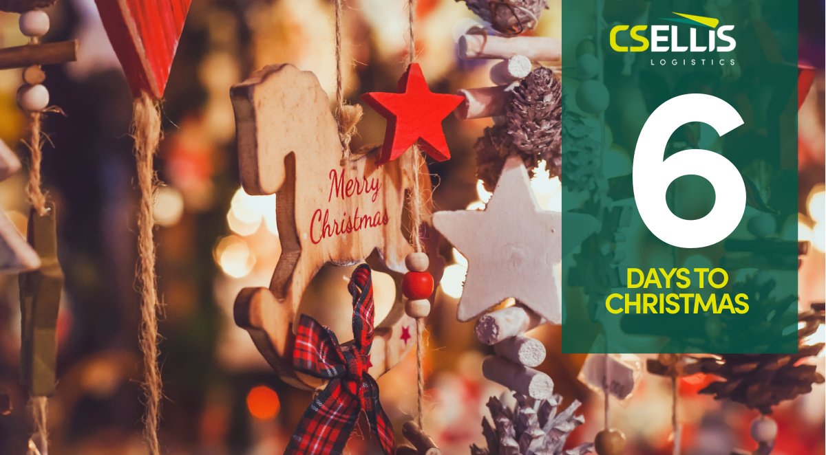 6 Days to Christmas:  Time to wrap gifts (or maybe just throw them in a bag and hope no one  notices), plan your Christmas menu, and double-check your shopping list.  Don’t forget to Google "How to fix a Christmas tree that's already  leaning."
csellis.co.uk