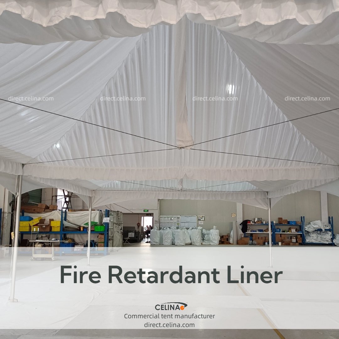 CelinaGlobal's tweet photo. Offering fire retardant liner for both high peak or frame tent, transform your tent into a really dreamy space🎊 https://t.co/7RT5zWFpDF