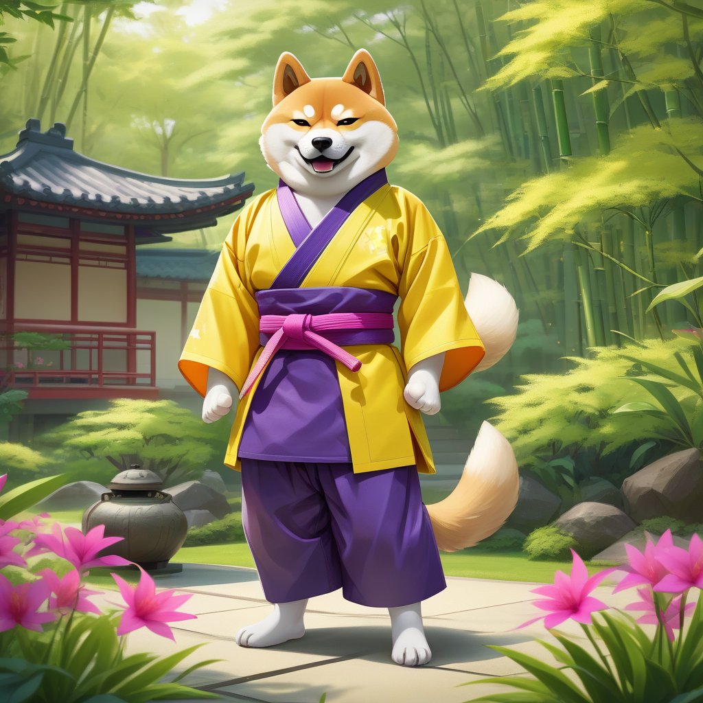 polydogeshi's tweet photo. Hey there, pups and wannabe legends! Want to master martial arts with a laugh? Balance, discipline, and a touch of humor make the perfect mix. Just like my Kamehameha, it's all about focus! Speaking of focus, check out $SPEPE and $MASTERP. Stay sharp! https://t.co/exuHWhPWsx