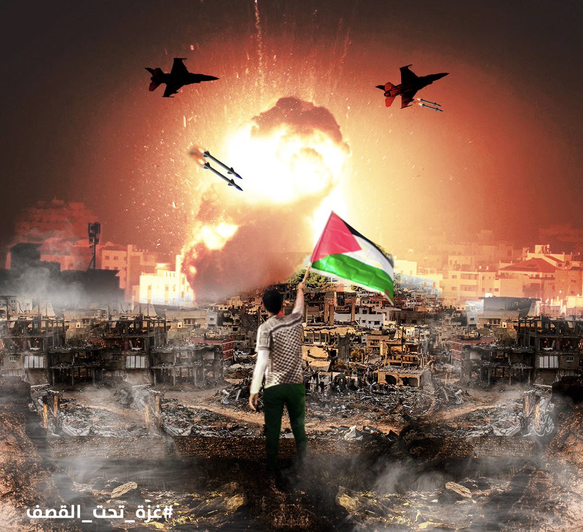 SakerSport's tweet photo. #غزة  🇵🇸

( وَلَا تَحْسَبَنَّ اللَّهَ غَافِلًا عَمَّا يَعْمَلُ الظَّالِمُونَ ۚ إِنَّمَا يُؤَخِّرُهُمْ لِيَوْمٍ تَشْخَصُ فِيهِ الْأَبْصَارُ )

#يارب ارحم ضعفنا و قلة حيلنا 😞😞😞 https://t.co/59bW17or6p