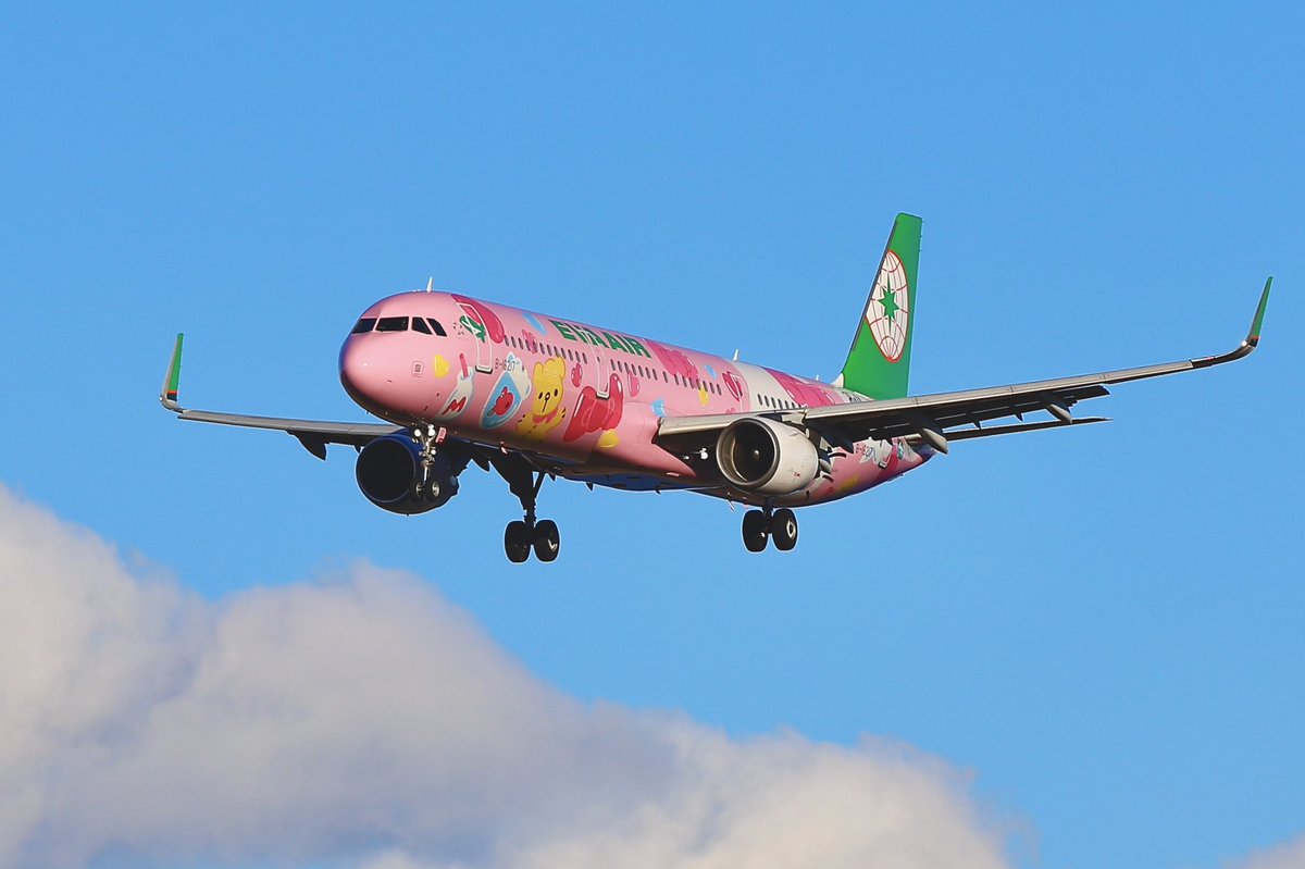 run474's tweet photo. #エバー航空
#pinkyjet
#ハローキティジェット
2024.12.14撮影
仙台国際空港RWY27エンド https://t.co/nNFKKUZ7M9