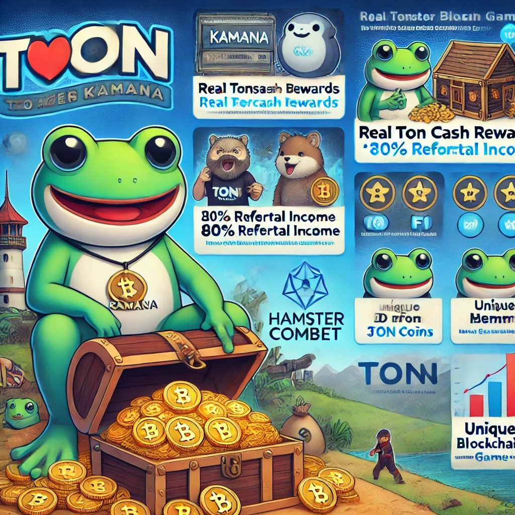KamanaAI's tweet photo. 1/ 🐸🚀  $Kamana : The Meme Coin Revolution
Forget #HamsterCombet , #ToMarket, #MemeFi, or #Blum—Kamana is setting a NEW standard in meme projects. Here’s why Kamana is the most rewarding platform you need to know about. 💎 #Kamana #TONBlockchain https://t.co/uDVkmTxLEC