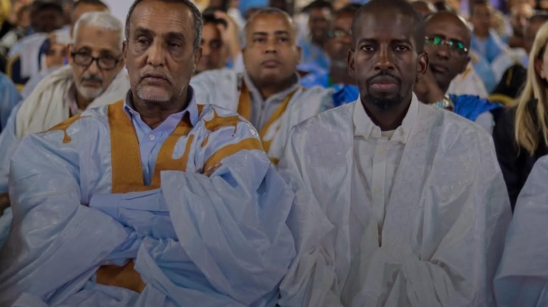 فعالية الأمسية الثالثة من ليالي النسخة الثالثة عشرة من مهرجان مدائن التراث بمدينة شنقيط التاريخية.