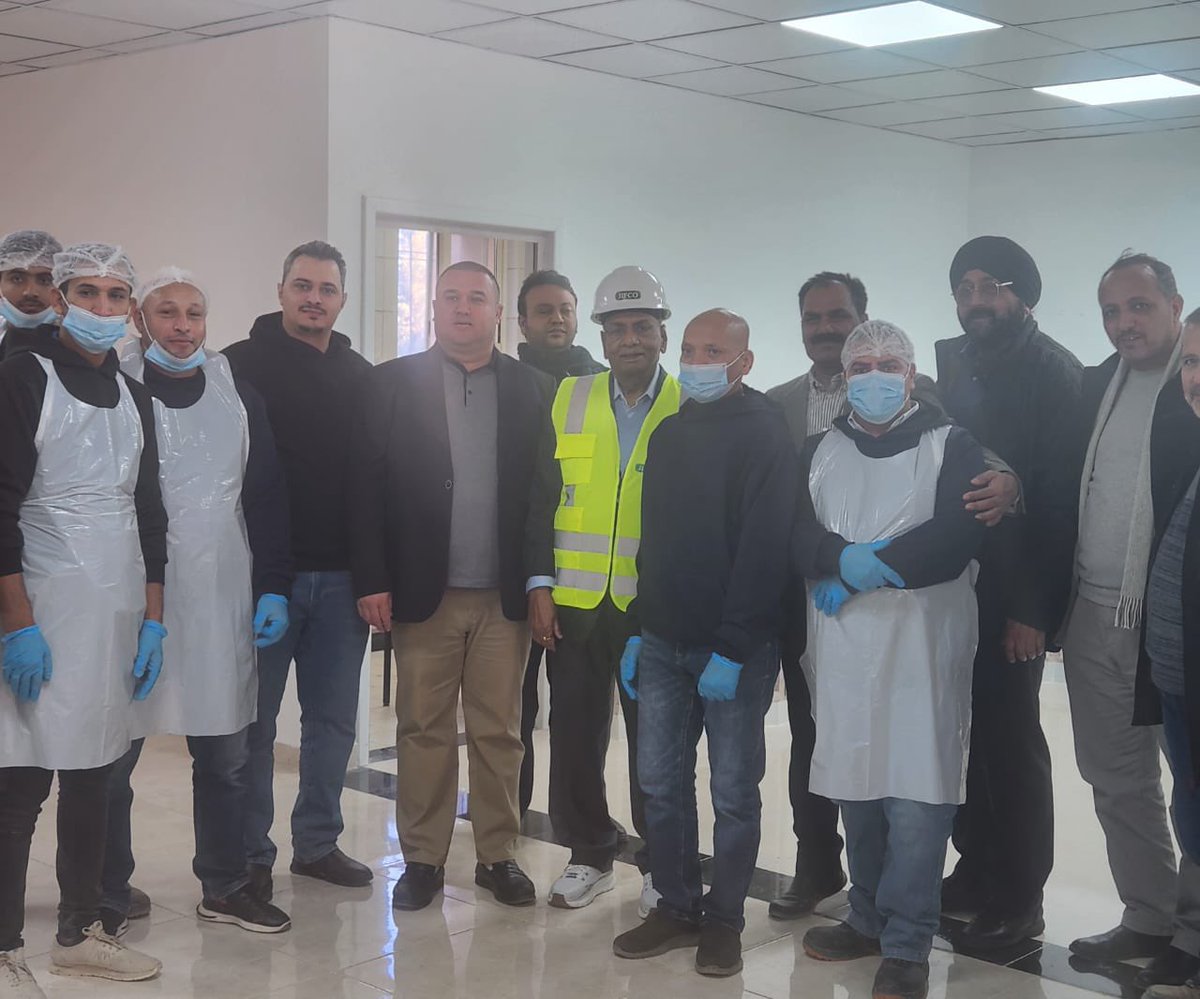 drusawasthi's tweet photo. I am visiting JIFCO Plant at Al-Eshidia in Jordan. During my visit to JIFCO Plant, I met His Excellency Chairman Dr Mohammad Thneibat and other officials of JIFCO. https://t.co/jPCOeY0JZ6