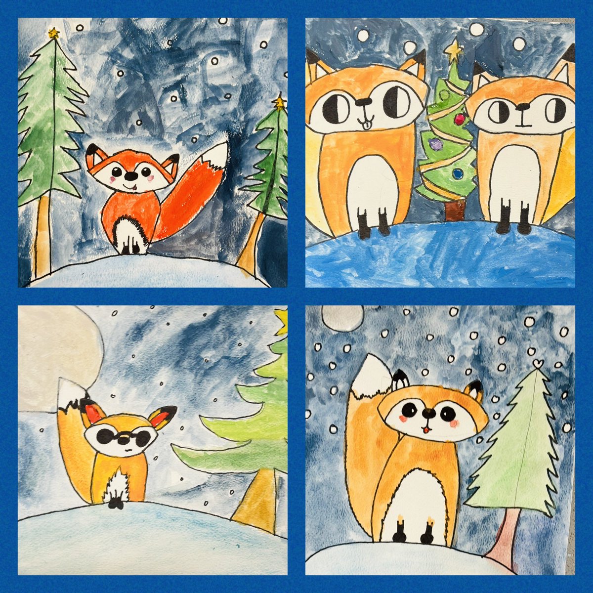 art4creativity1's tweet photo. After School Club @coquetparkfs KS2: We’ve created all sorts this term…we painted Christmas Gnomes, Nutcracker Soldiers, snowboarding penguins, fantastic foxes and more! Wishing all my ART4 artists &amp; their families a very Happy Christmas and a wonderful New Year! https://t.co/4hDlbbpYoy