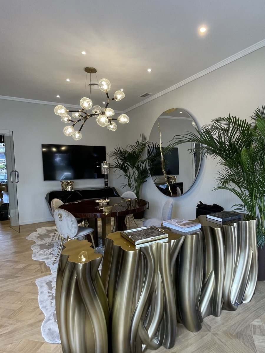 bocadolobo's tweet photo. Boca do Lobo unveils a stunning Monaco showroom!  In partnership with Treasures International &amp; Briallini, this exclusive space opened Sept 24, showcasing luxury, artistry, &amp; craftsmanship.  

Visit us for an unforgettable design experience! ✨

#bocadolobo #monacoshowroom https://t.co/URqyV0eajw