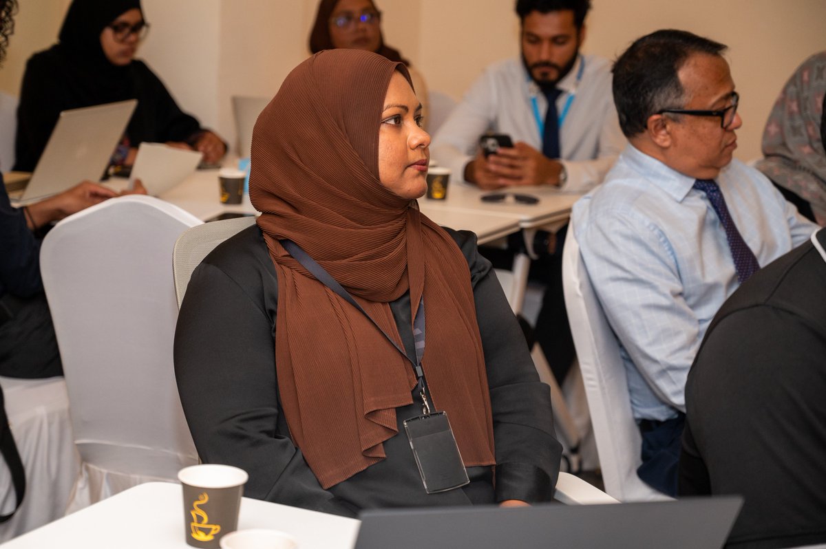 mindcomdv's tweet photo. The @COMCEC_EN Training Program on SMEs and international trade began today!

The sessions started with a speech by State Minister Abdulla Siyaz and were led by Dr. Nazire Nergiz Dinçer.

Thank you to members from @BCC_mv and @MoEDmv for attending!

#COMCEC #Tradenet https://t.co/nsn0him0KQ