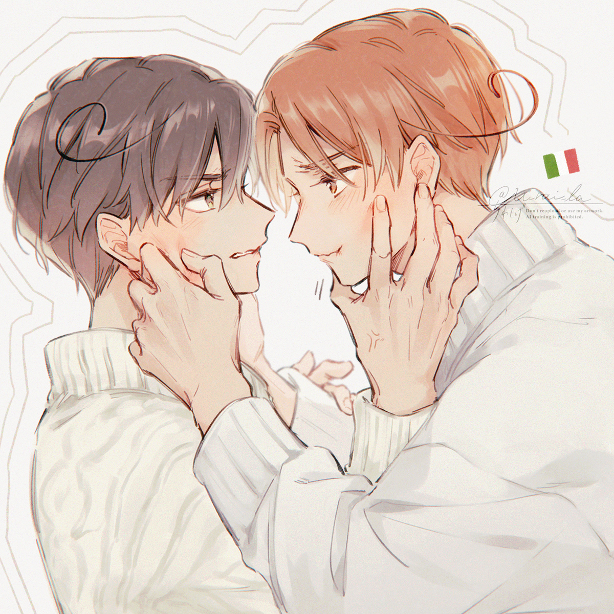 u_rai_la's tweet photo. 小競り合いくるん https://t.co/rJrbcecgAO