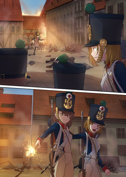 おもちゃの兵隊@「魔鉱戦列」連載のイラスト