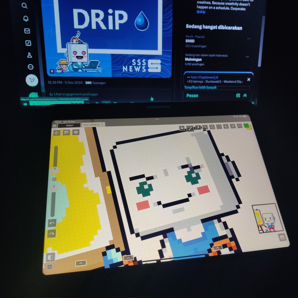 GM ✨
#wip, first snapshot, <a href="/drip_haus/">DRiP 💧</a>