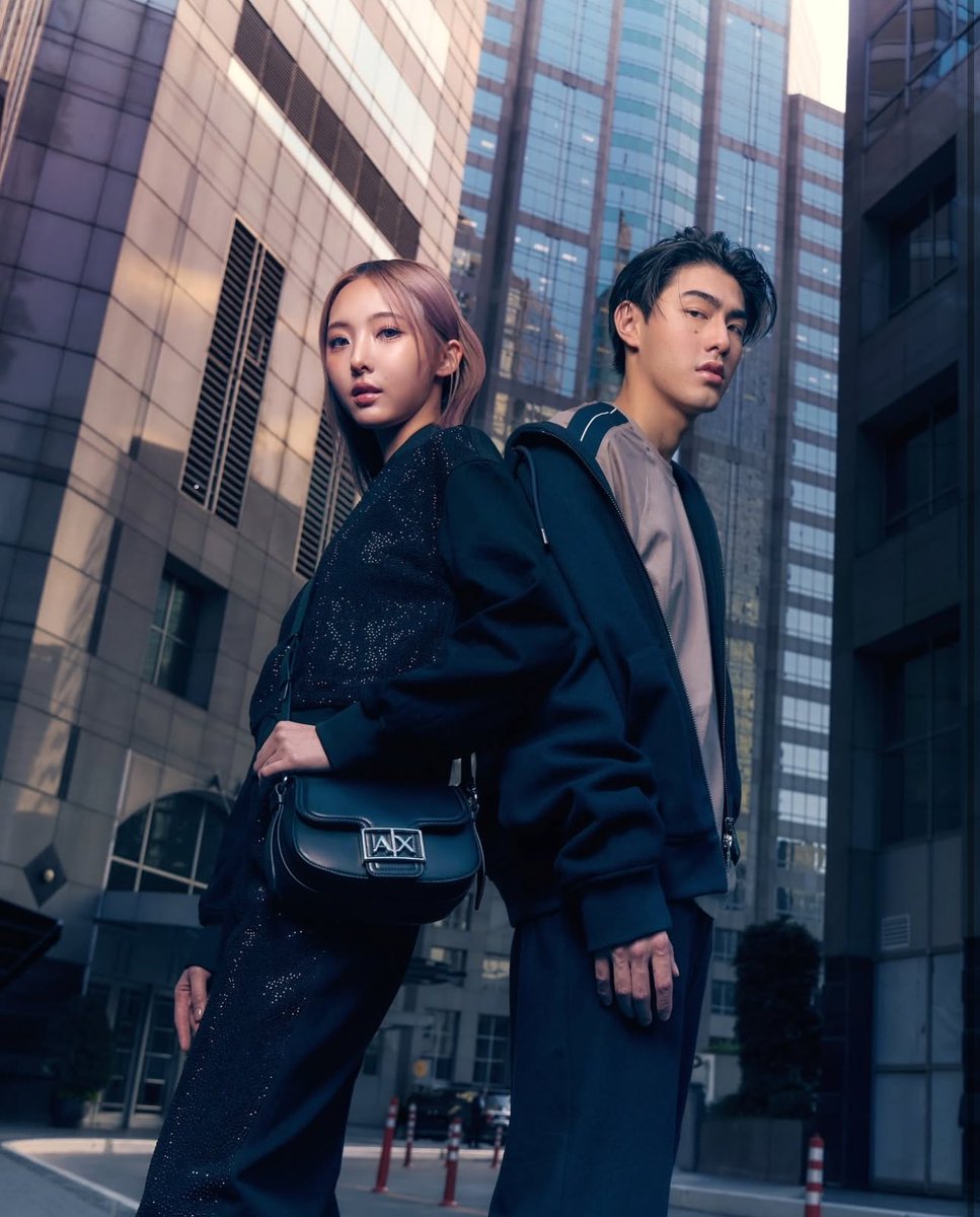 NeneThaiFans's tweet photo. พี่เนเน่ &amp; น้องเจ้าขุน ใน All Black สุดเท่ห์ 😎 

#ArmaniExchangeTH
Nene For Armani Exchange 
 #nenevader  #เนเน่ 
#MintNews https://t.co/WsdtNBJFP0