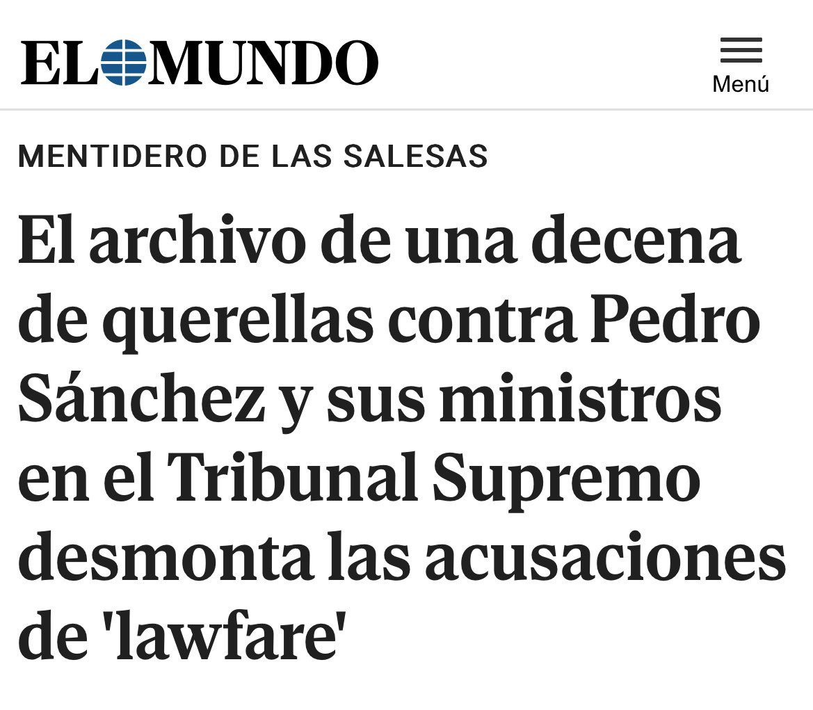 JulenBollain's tweet photo. Unos que no quieren enterarse de nada.

Precisamente este era el objetivo. Que, aunque no haya nada, se hable de “los casos de corrupción de Sánchez” día sí y día también.

Y el lawfare lo ha conseguido. https://t.co/LuxgHzFhkN