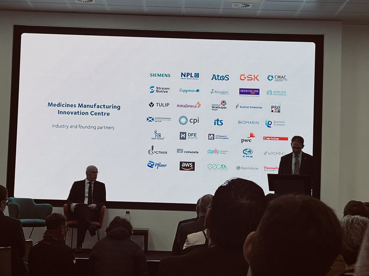 Absolutely delighted to be at MMIC evidencing the breaking of ground for oligos manufacturing.