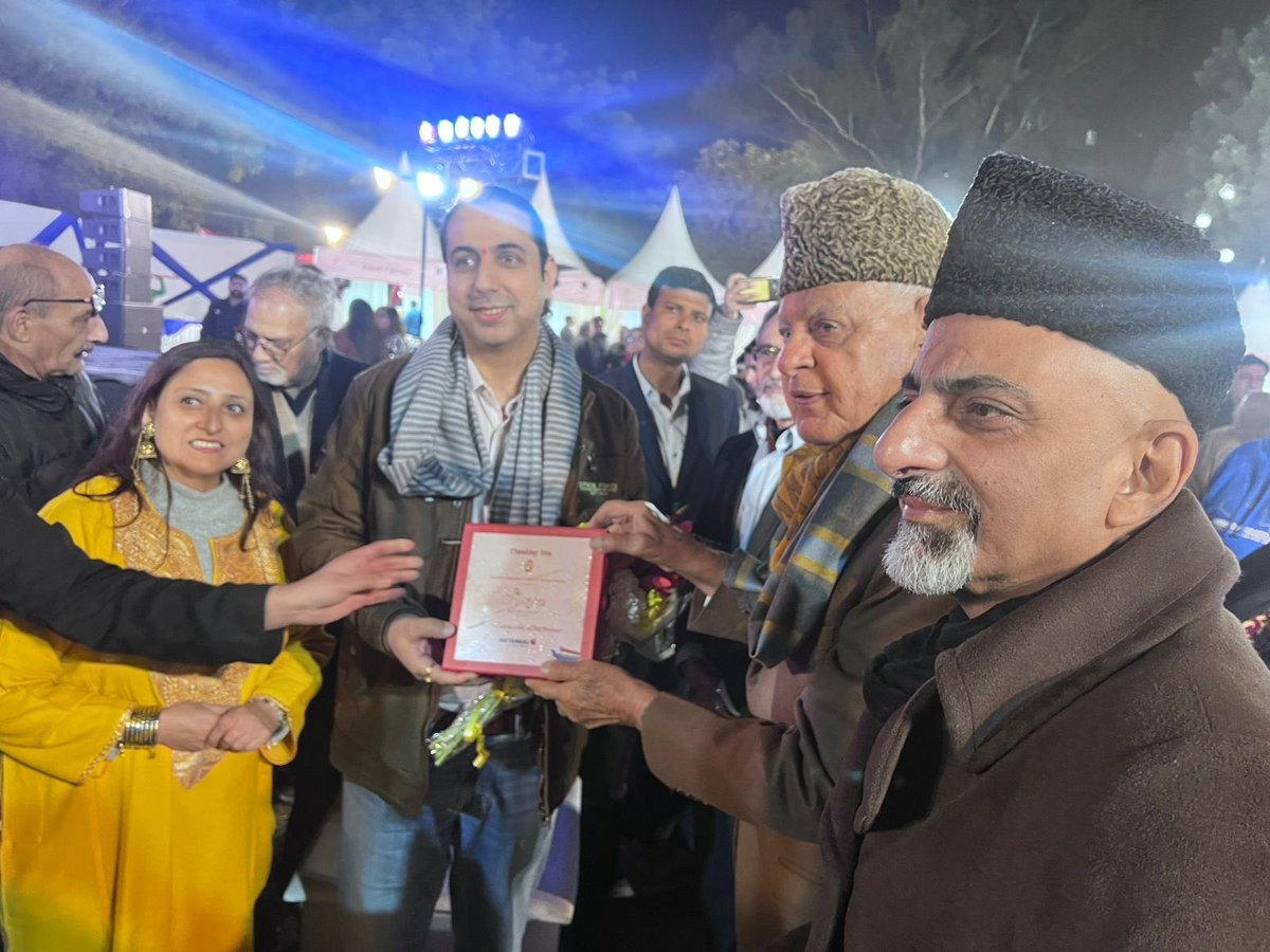 Samkaul's tweet photo. A shared #ancestory cannot be wished away. Nor can #CulturalHeritage . @JKNC_ reaching out to our #communities in #NCR @Shikara 2024. #KECS #carnival #musicfair #culinarydelights #handicrafts https://t.co/1f21BNrZzH