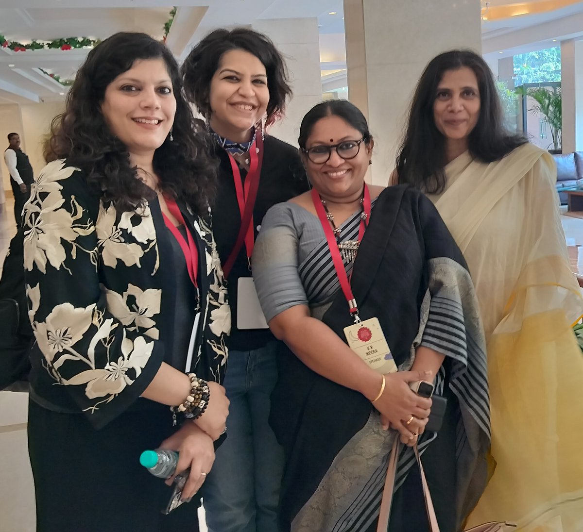 shinieantony's tweet image. Writers, readers, bookworms, tribe. @BlrLitFest 

@andaleebwajid @anujamouli @monikkamon @krmeera1 @amritat @mandira_nayar @subha_s_urs
#Manishachaudhry #Reenapuri