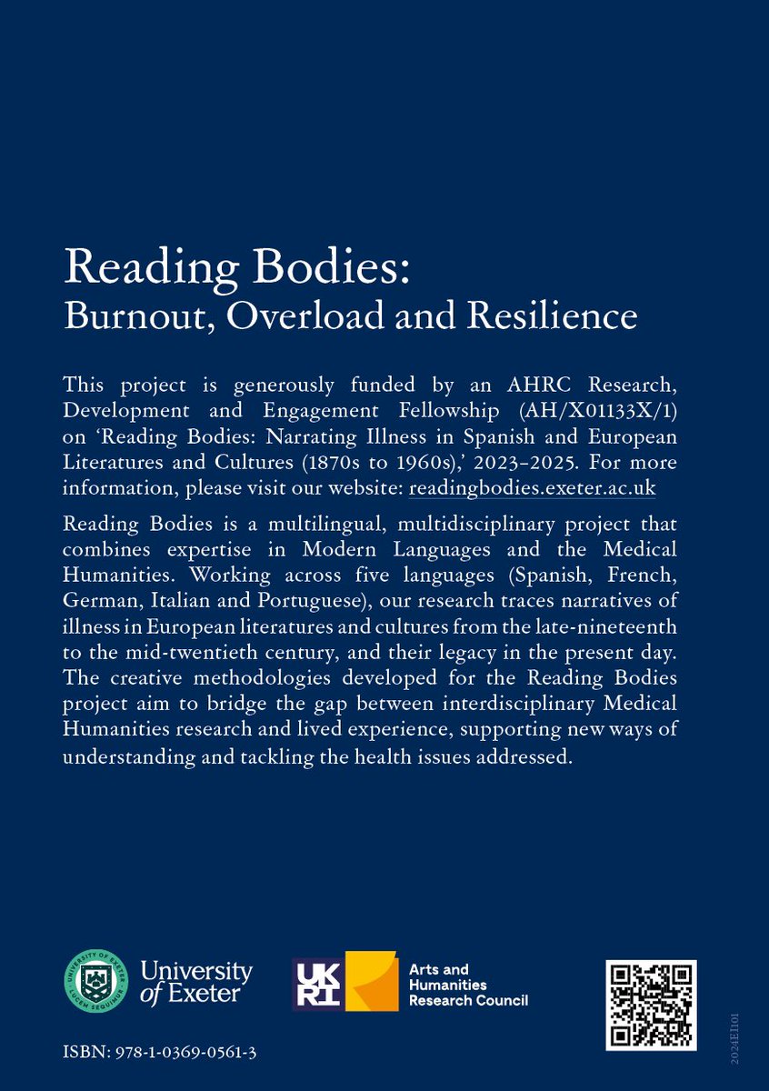 ExeterModLangs's tweet photo. We're excited to share our Reading Bodies creative anthology with Riptide Journal, co-edited by Katharine Murphy and Sally Flint. Read a digital version via flipbook here!: https://t.co/PCIY0xAIYP https://t.co/qGf2LLxCOX