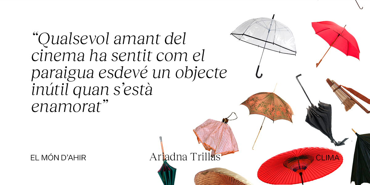 El remei més eficaç contra la pluja, que sempre es perd quan més es necessita, ha sigut el protagonista de cançons, pel·lícules, mites, supersticions i molts segles d’història.

<a href="/atrillas/">Ariadna Trillas,</a> es pregunta al seu article on ens hem deixat el paraigua ☔️ elmondahir.cat/articles/on-he…