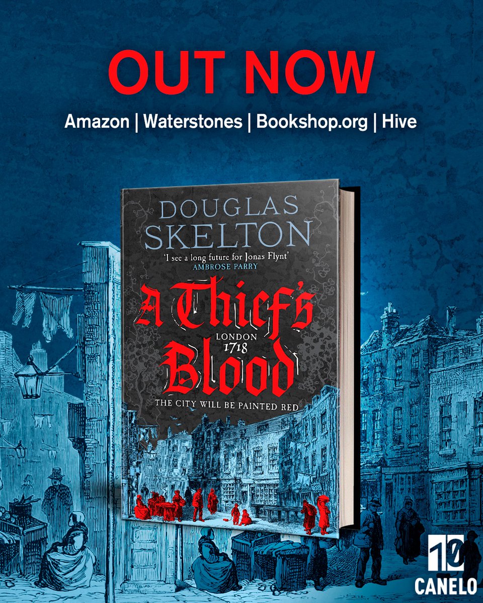 'Skelton has done enough research to make his picture compelling, not so much that it smothers the story' - Yorkshire Post.
The 4th #JonasFlynt #historical #thriller is out now in #hardback &amp; #ebook.
<a href="/canelo_co/">Canelo</a> <a href="/BLM_Agency/">Bell Lomax Moreton</a> <a href="/Jobbiebell/">Jo Bell</a> 
#books #BooksWorthReading