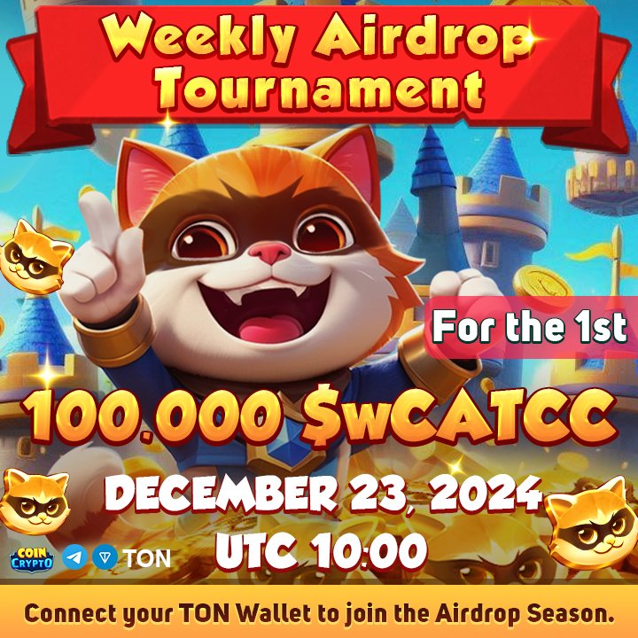 🎉 Weekly Tournament 13 is Now Live! 🎉

Hey CoinCrypto Warriors

🔫 The wait is over! The Weekly Tournament is officially live, and it’s time to spin, build, and climb the leaderboards to win amazing rewards, including $wCATCC! 🎯

‼️ End date: December 23 at 10:00 UTC

💯