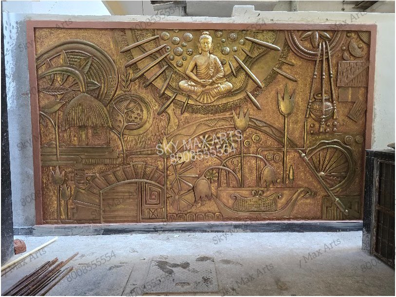 SKYMAXARTS1's tweet photo. Buddha 3D Interior Mural Work at Chikkadpally
#budhha3dinteriormuralwork #buddhamural
#buddhainteriormural #3dmuralart #buddhamuralart
#tradinational #wallart #buddhasculpture #buddhapainting
#flowerwall #interiormurals #3dwallart #goldenbuddha
#chikkadpally #hyderabad https://t.co/YdlumRobb2