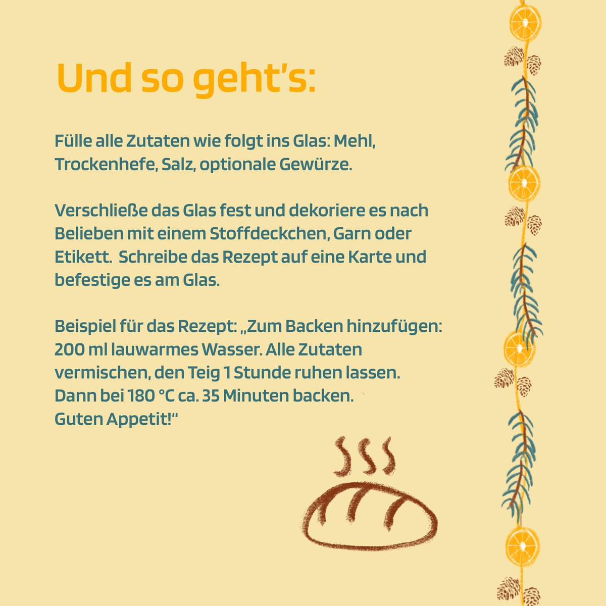 Wenn das dritte Lichtlein brennt... dann gibt es noch eine schnelle DIY-Geschenkidee von den @Agrarsystemen der Zukunft