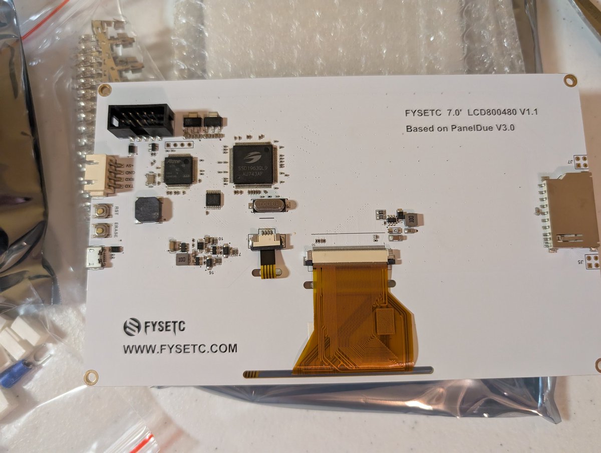 HumbleBeastKerr's tweet image. Hardware pics. Duet3 clone by Fysetc. Thank you #opensource. #ProjectOpal #CnC