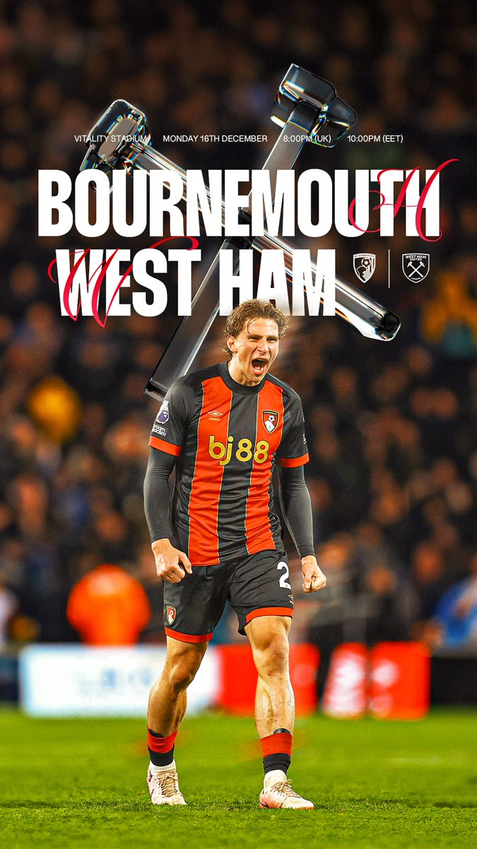dbadhan_'s tweet photo. Matchday 16: Illia Zabarnyi vs West Ham ⚒️
@afcbournemouth #afcb #smsports https://t.co/OGIi0LIueD